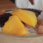 Black glutinous rice Dessert